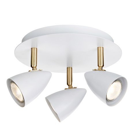 Modern taklampa Ciro vit