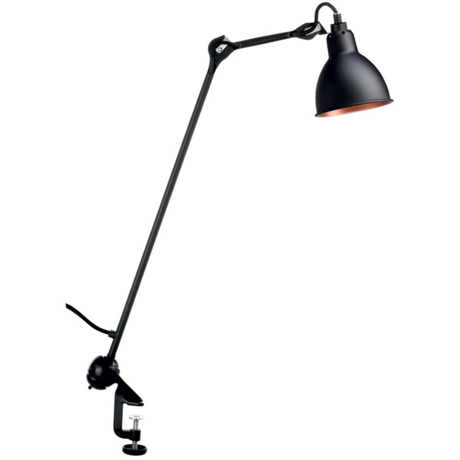 201 Lampă de Masă Black/Black/Copper - Lampe Gras