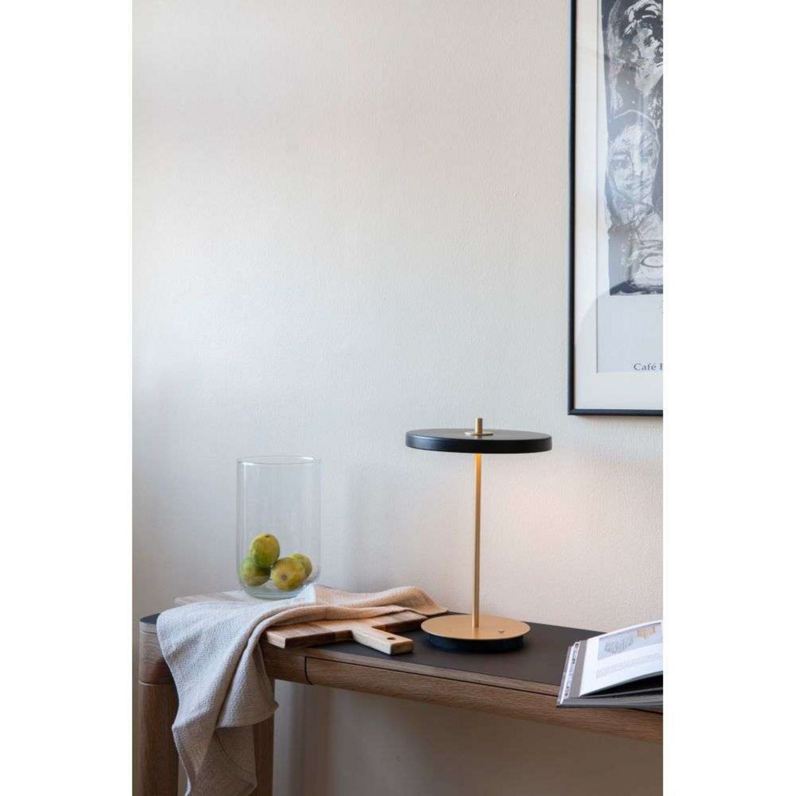 Asteria Table Lamp Black - UMAGE