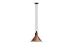 322 L Lustră Pendul Conic Raw Copper/White - Lampe Gras