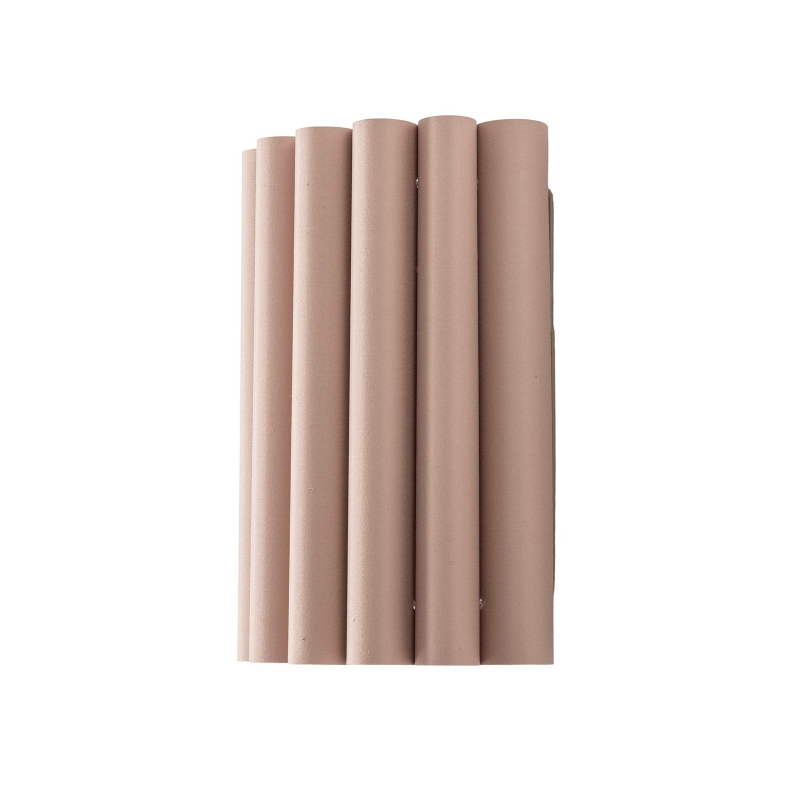 Aplique de pared Aria, capuchino, microfibra, E27