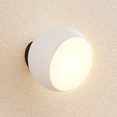 Arcchio Davir LED-Wandlampe, tragbar, Akku, weiß