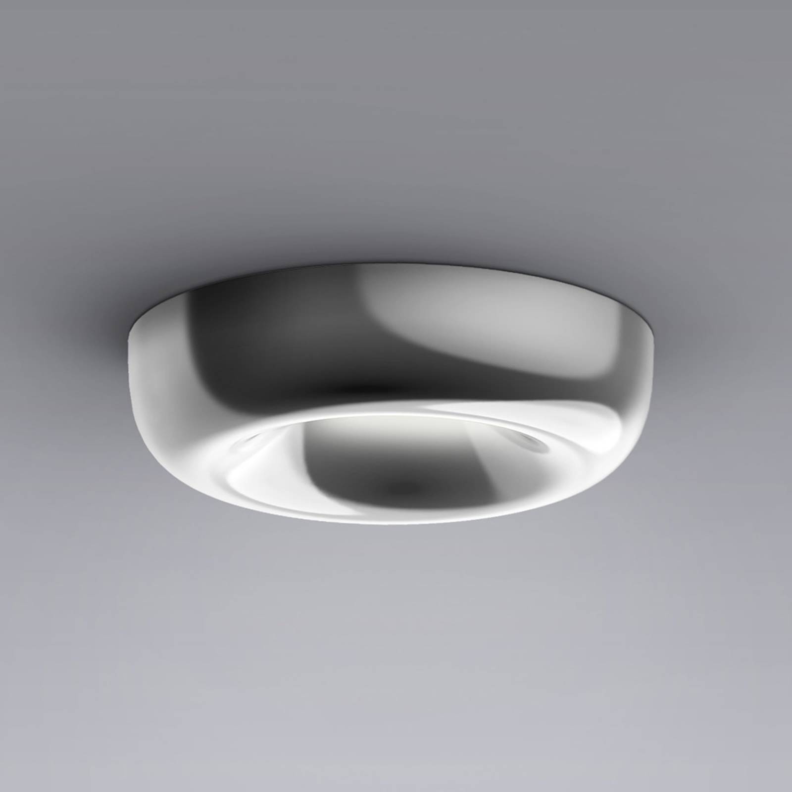 Serien Lighting serien.lighting Cavity Recessed S glossy aluminium, for Living / Dining Room, aluminium, 12 W, energy efficiency: A+, H: 2.3 cm