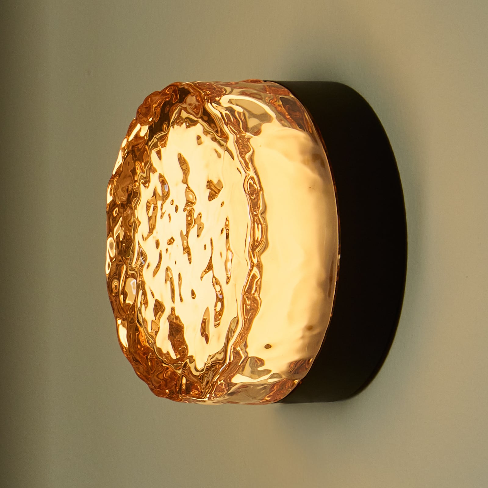 LOOM DESIGN LED plafondlamp Otto Ice amber, Ø13 cm, CCT, IP65