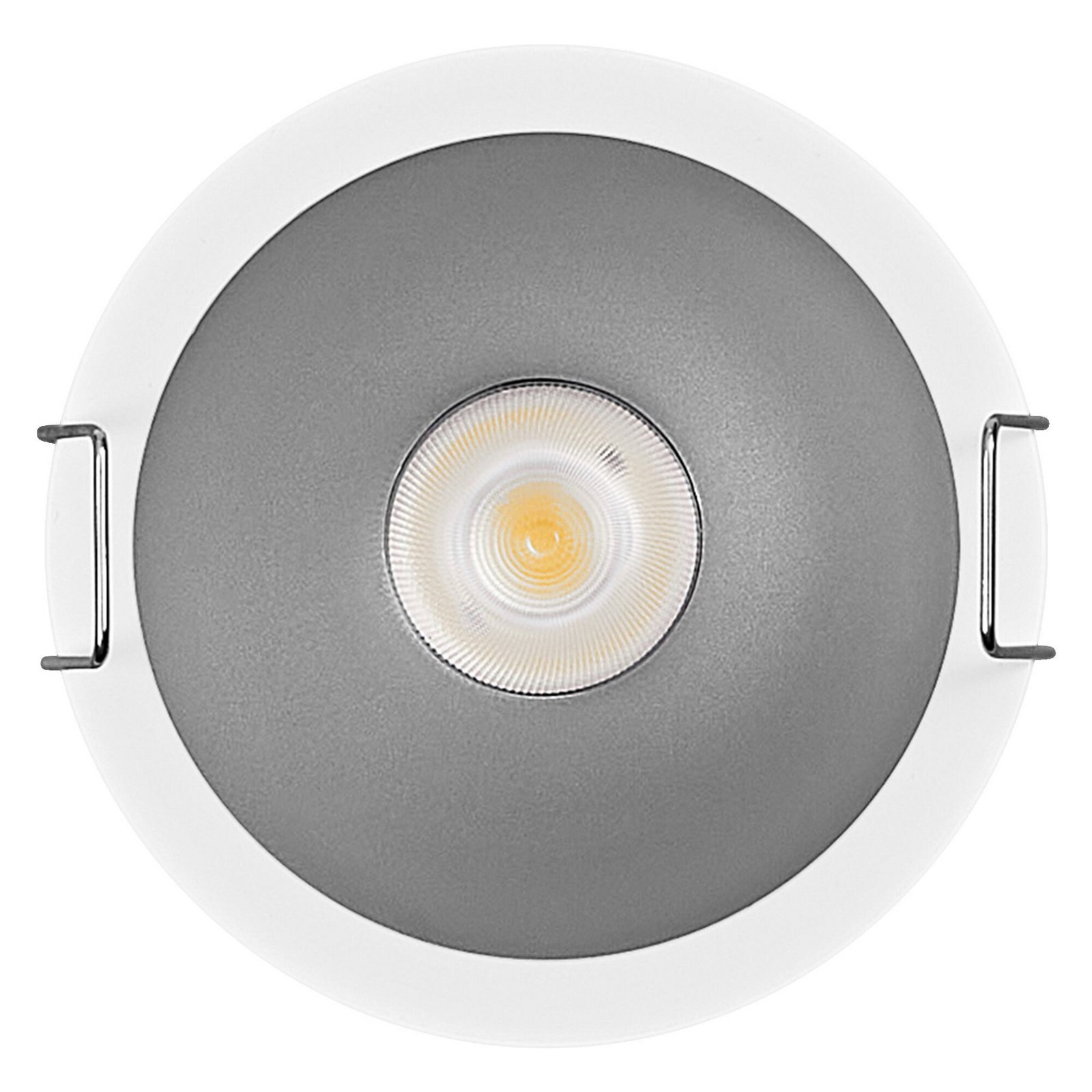 OSRAM LED-Einbauspot TWIST, weiß/silber, 840, Ø 7 cm, Metall