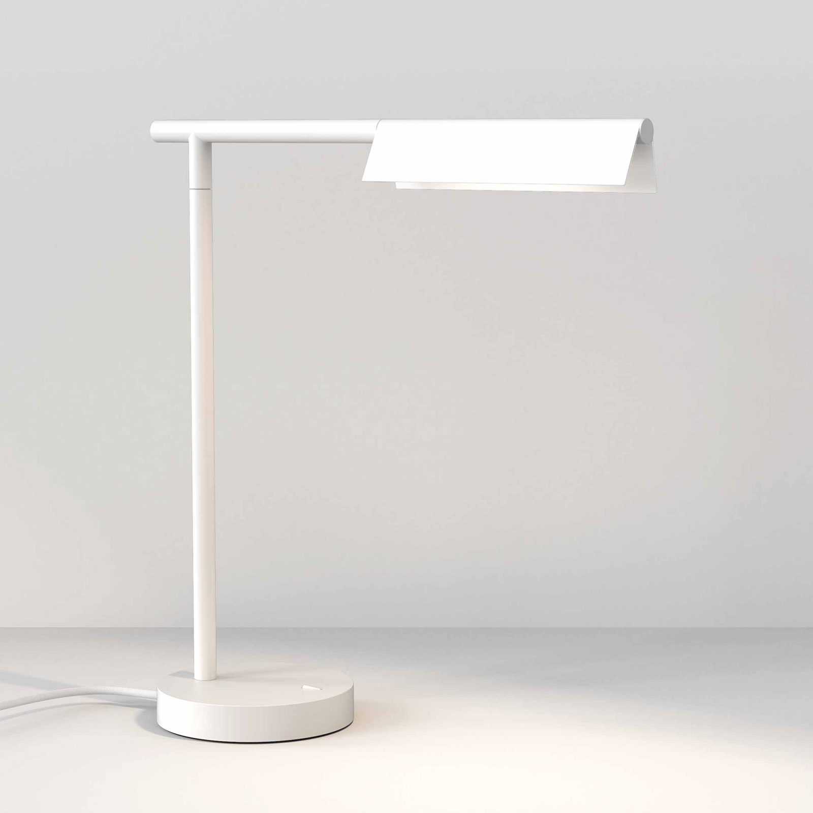 Astro Fold LED table lamp matt white, for Workroom / Office, steel, 4.7 W, energy efficiency: A+, W: 14 cm, H: 42.5 cm