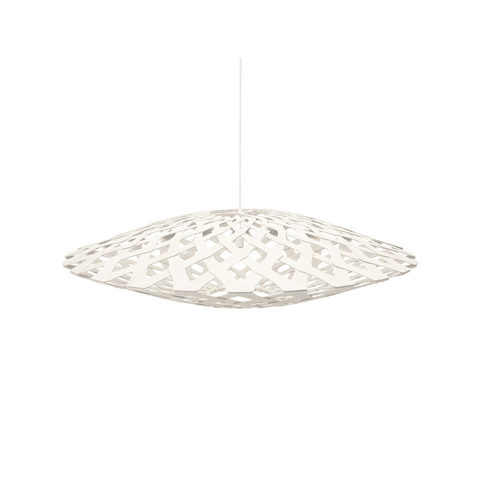 david trubridge Flax Taklampa Ø110 2 Sidor, vit från david trubridge