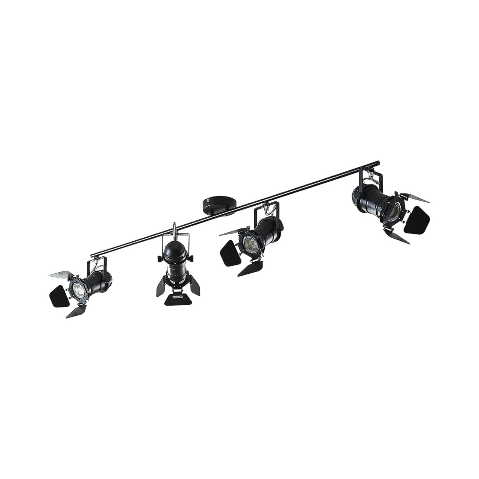 Tilen 4 Plafonnier Black - Lindby