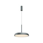 Maytoni Lampă suspendată LED Gerhard, Ø 40 cm, gri, metal