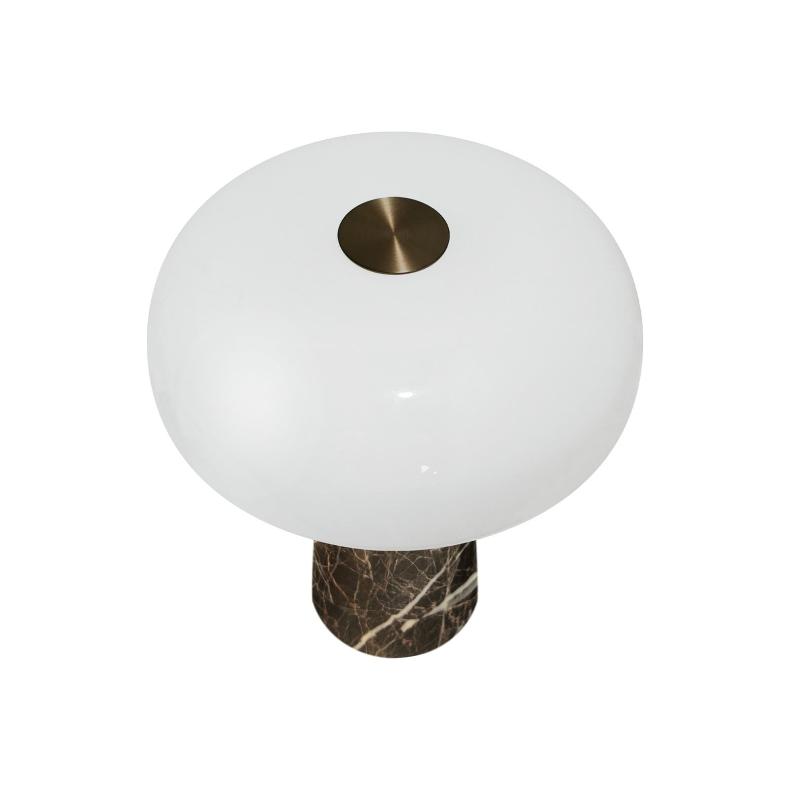 DFTP by Nordlux Lampă de masă cu LED și baterie Glossy mini, marmură maro, dimabilă - Camera de zi / sufragerie - Modern