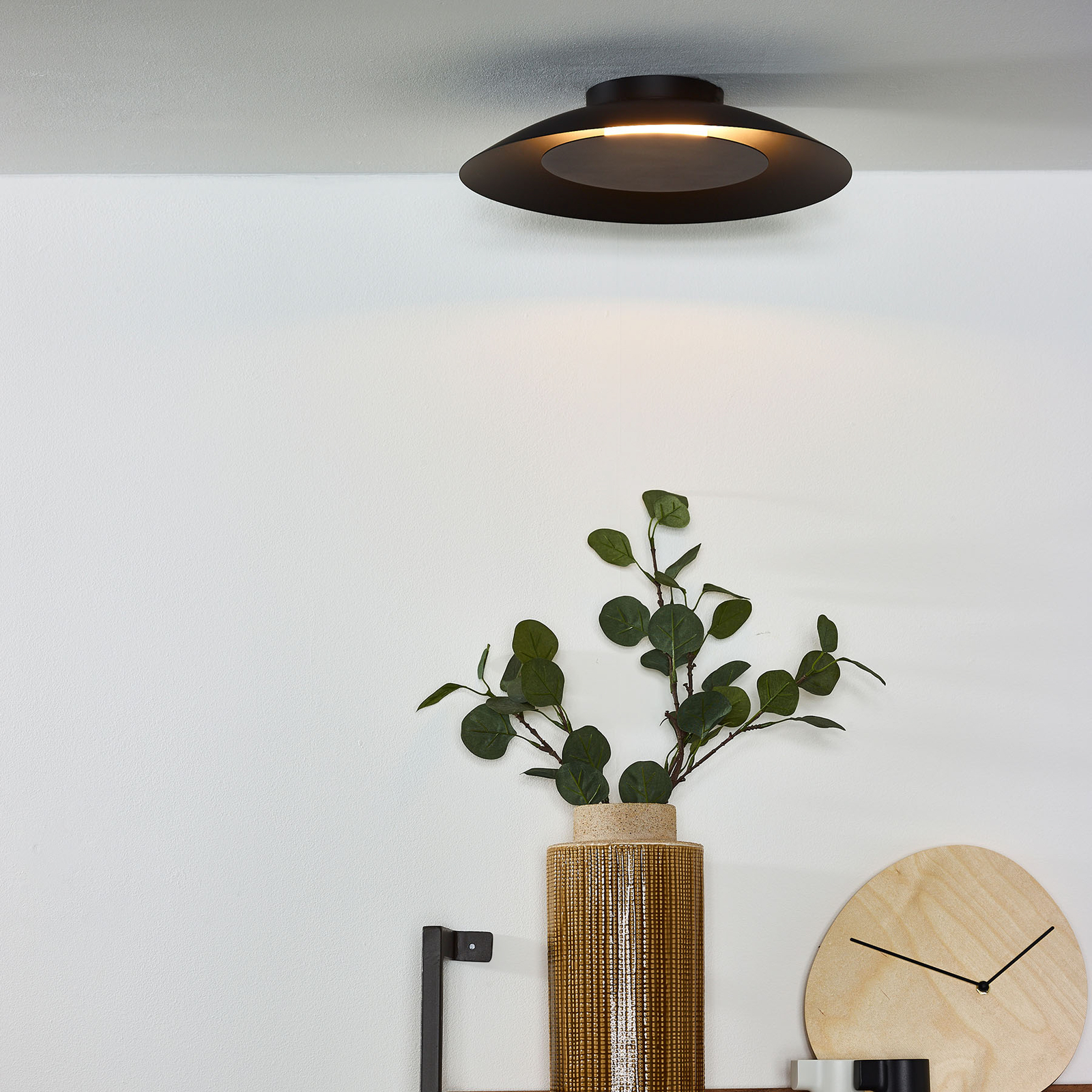 LED-Deckenleuchte Foskal in Schwarz