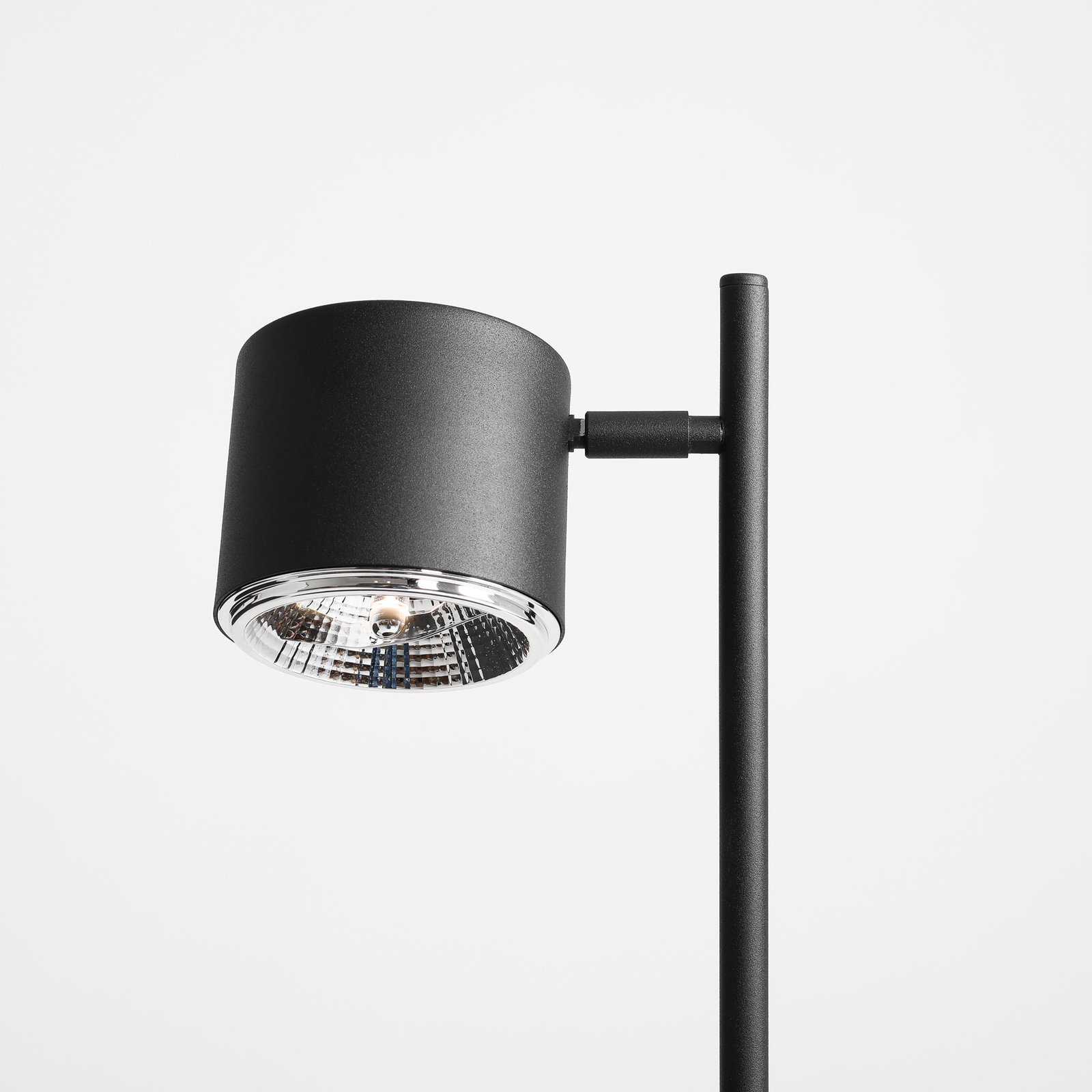 Bot bordlampe, svart bevegelig lampehode