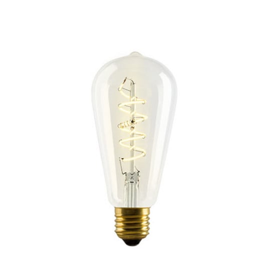 Ljuskälla LED 4W (180lm) ST64 Klar CRI90 Dimmbar E27 - e3light