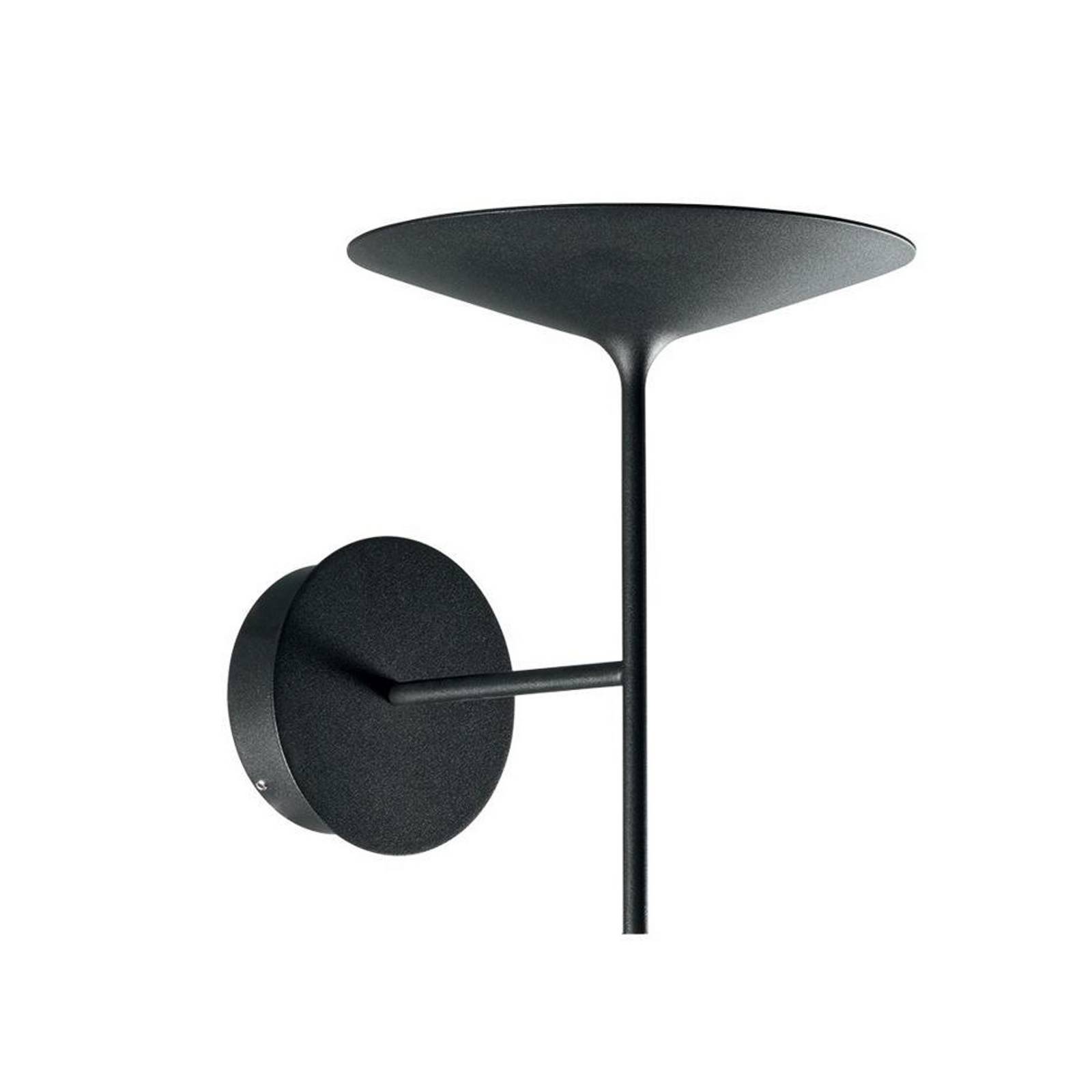 Linea Light LED-Wandleuchte Poe Plus schwarz