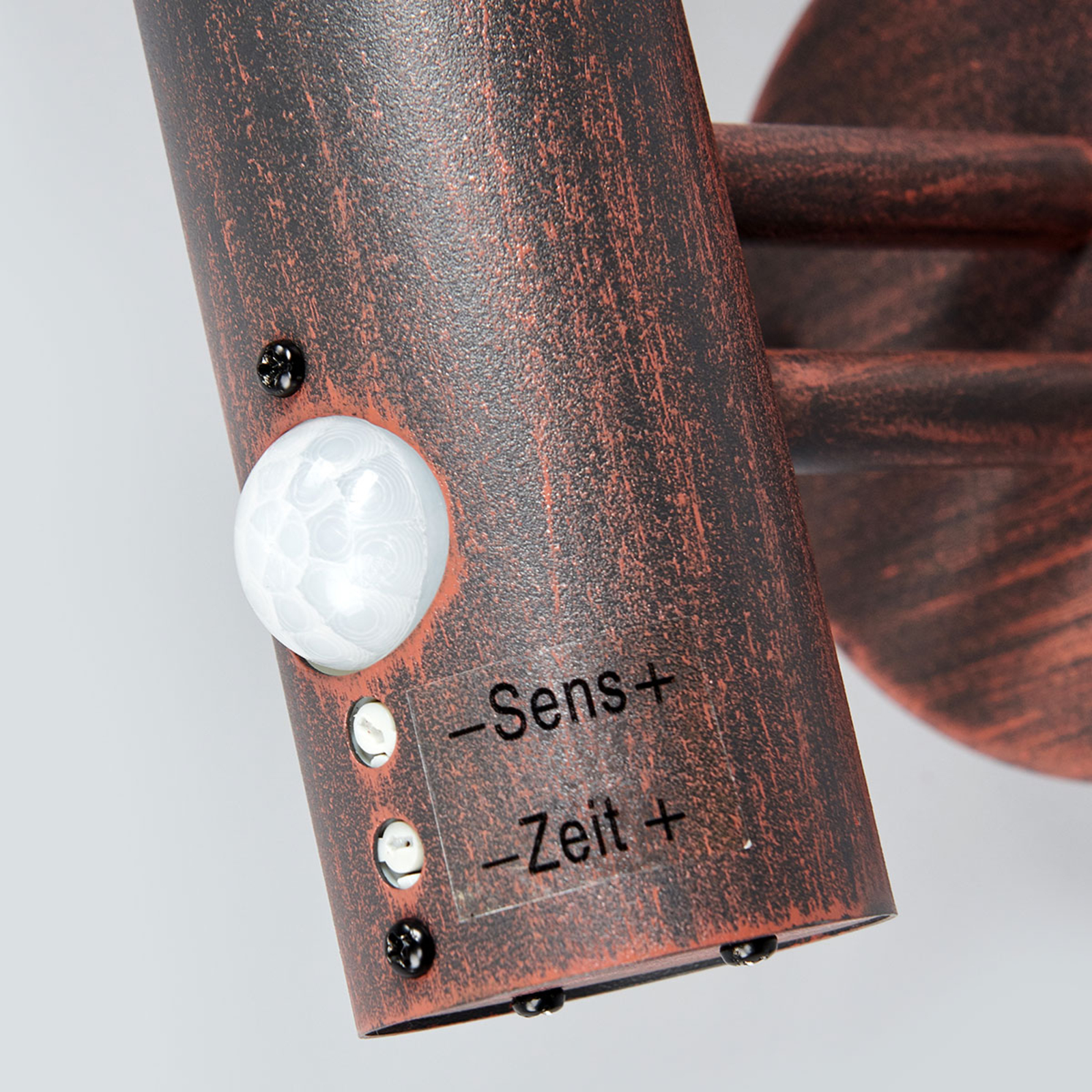 Pavlos LED Applique Murale d'Extérieur w/Sensor Rust - Lindby