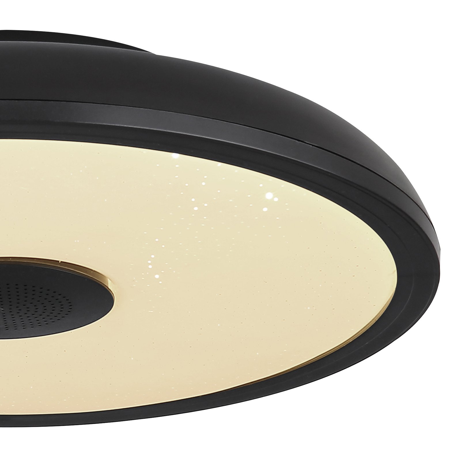 LED-Deckenleuchte Raffy Lautsprecher RGBW schwarz