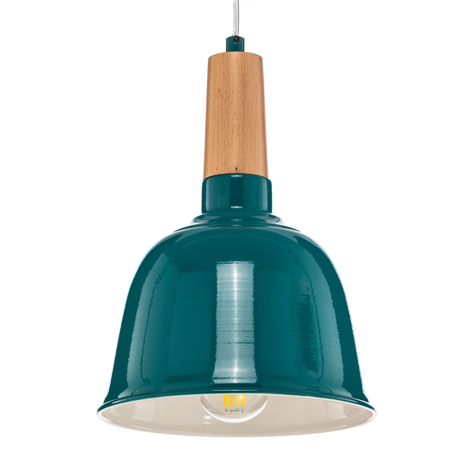 Hanglamp AV-4100-A2-BTK-20 in turquoise glanzend