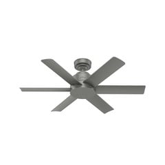 Stropný ventilátor Hunter Kennicott strieborný matný