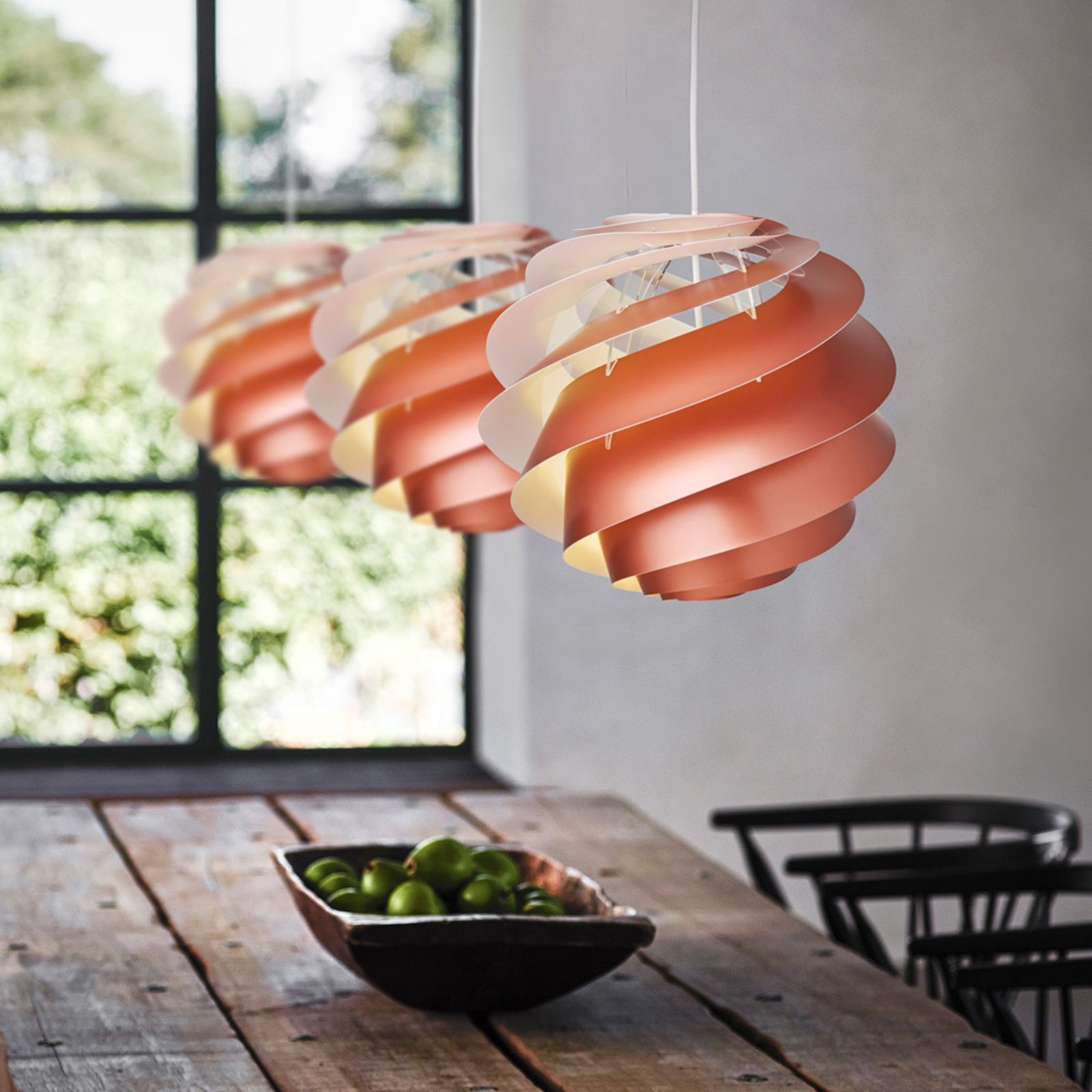 LE KLINT Swirl 3 - Designer-Hängelampe in Kupfer
