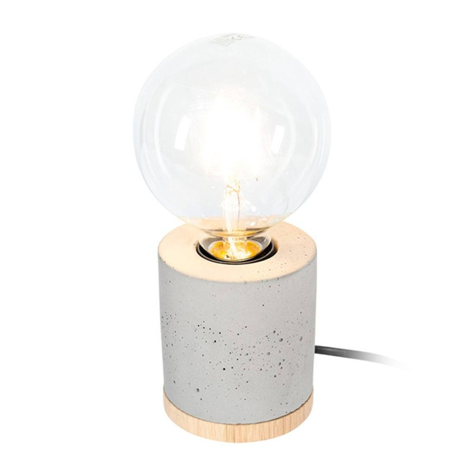 Jasper Bordlampe Wood/Black/Grey - Envostar