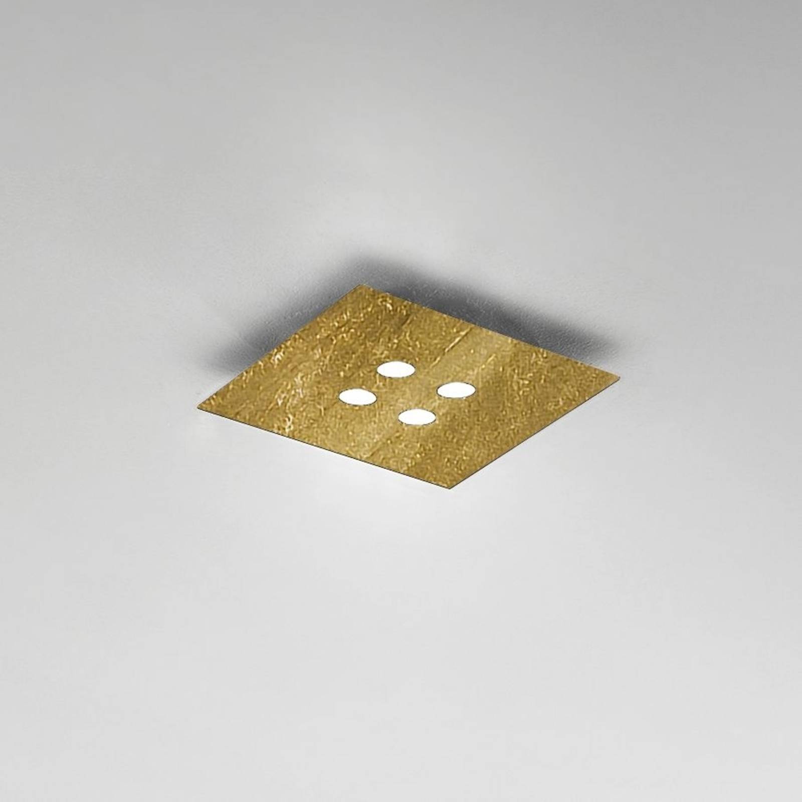Lampa sufitowa LED Slim 4-punktowa złoto