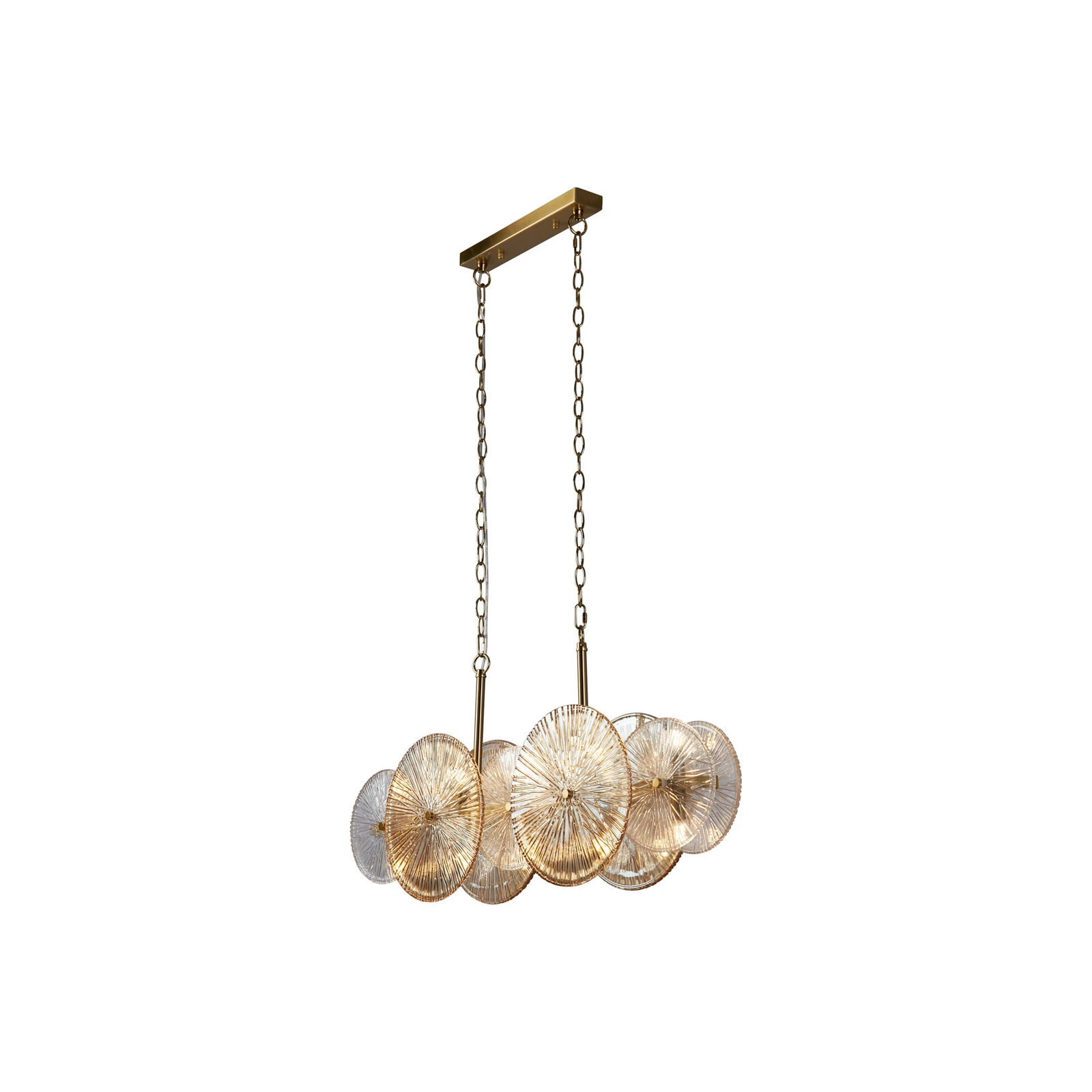 Suspension Wagon Wheel, à 10 lampes
