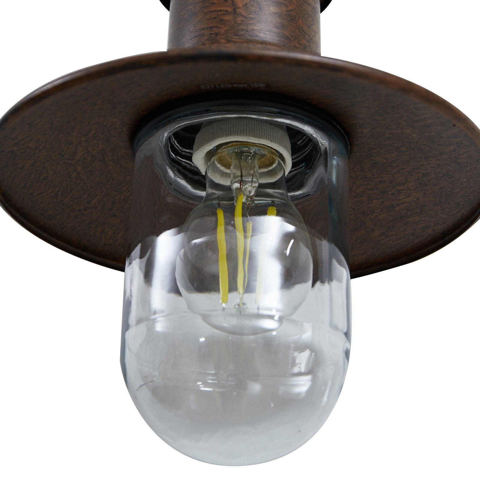 Eloretta Outdoor Wall Lamp Rust - Lindby