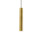 Lámpara colgante Ideal Lux Look, bruñida, Ø 6 cm, metal