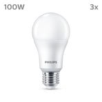 Philips LED E27 13W 1521lm 4 000 K mat 3 szt.