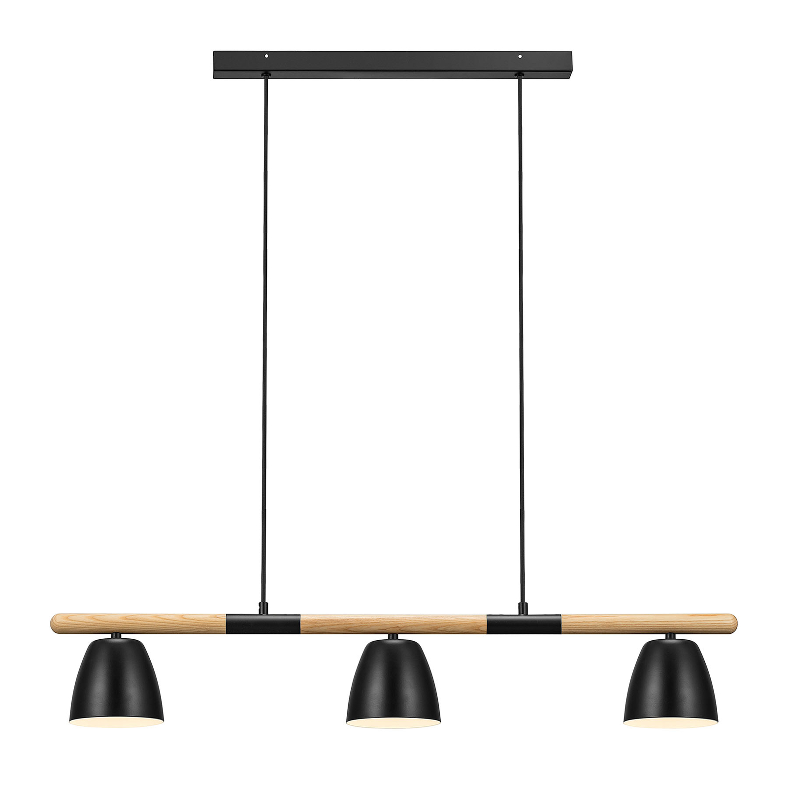 Theo 3 Lámpara Colgante Black - Nordlux