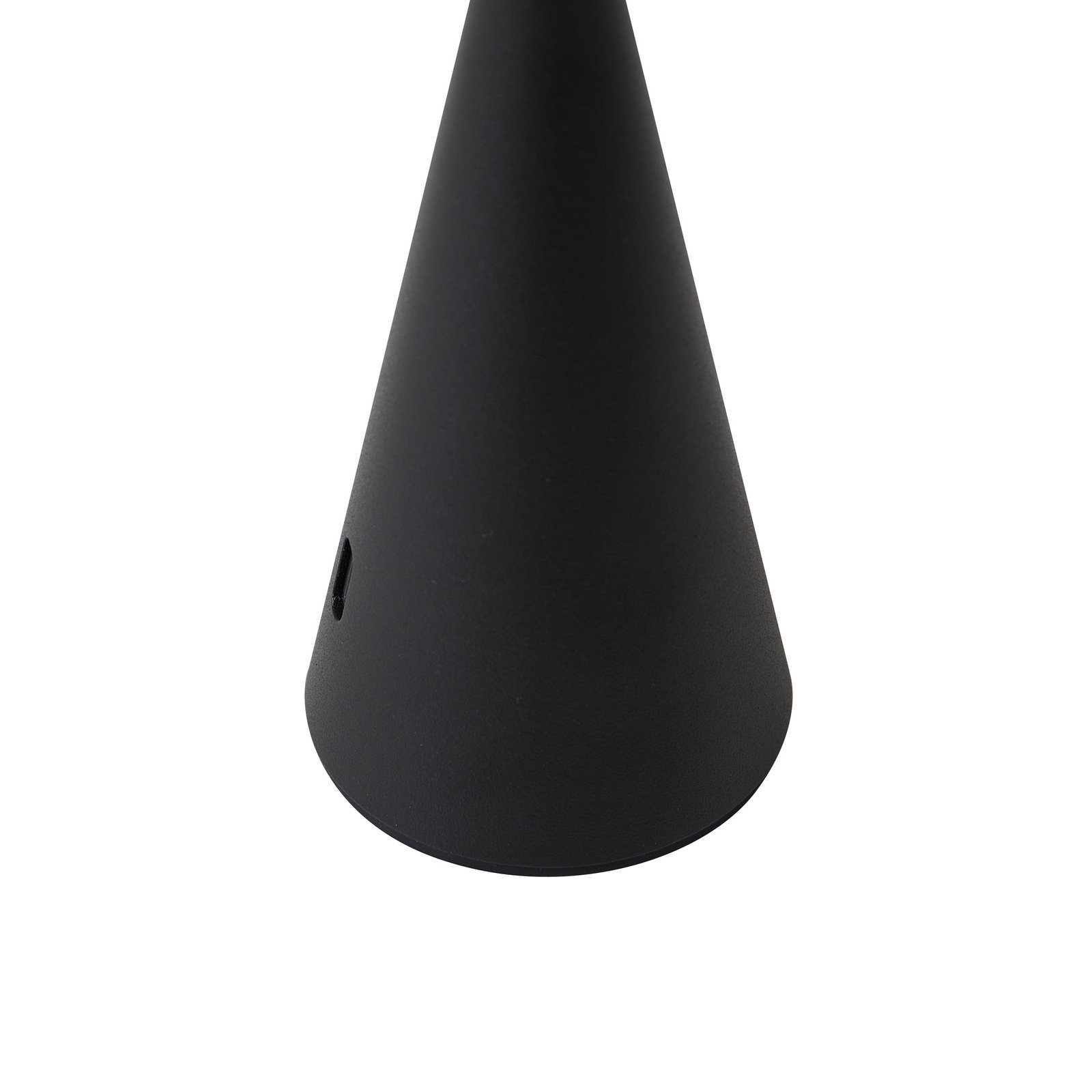 "Lindby" LED įkraunama stalinė lempa "Evelen", juoda, IP54, CCT