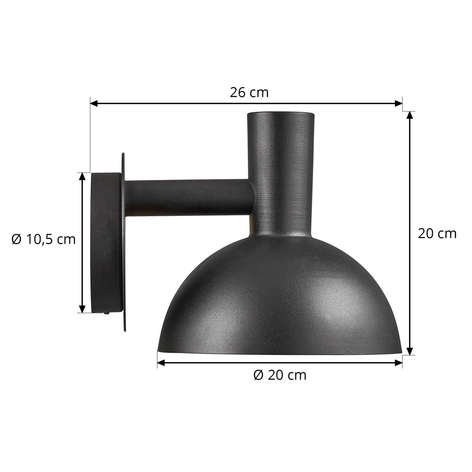 Arki 20 Außenwandleuchte Black - Nordlux Arki 20 Außenwandleuchte Black - Nordlux