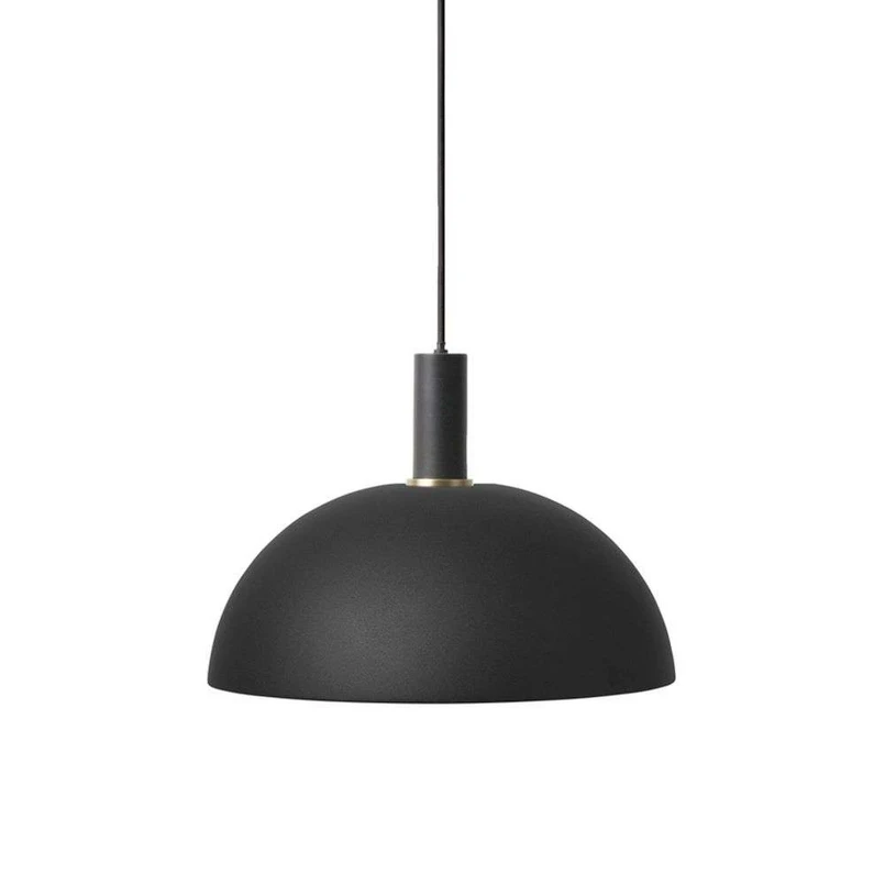 ferm LIVING - Collect Pendelleuchte Dome Low Black
