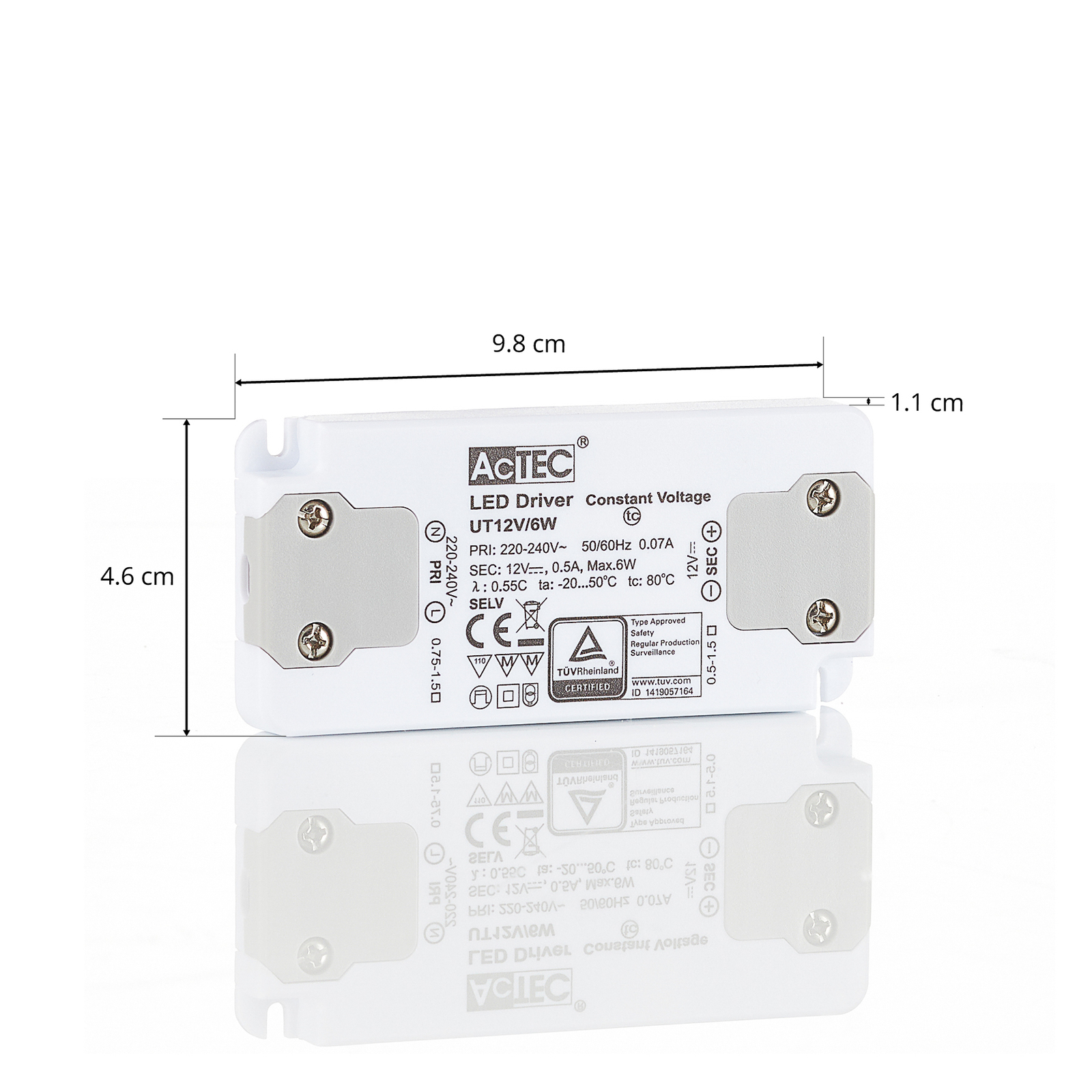 AcTEC Slim LED-Treiber CV 12V, 6W