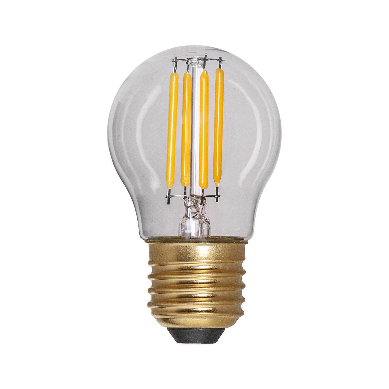 LED-Leuchtmittel Soft Glow E27 G45, 250lm 3W 2100K klar dim.