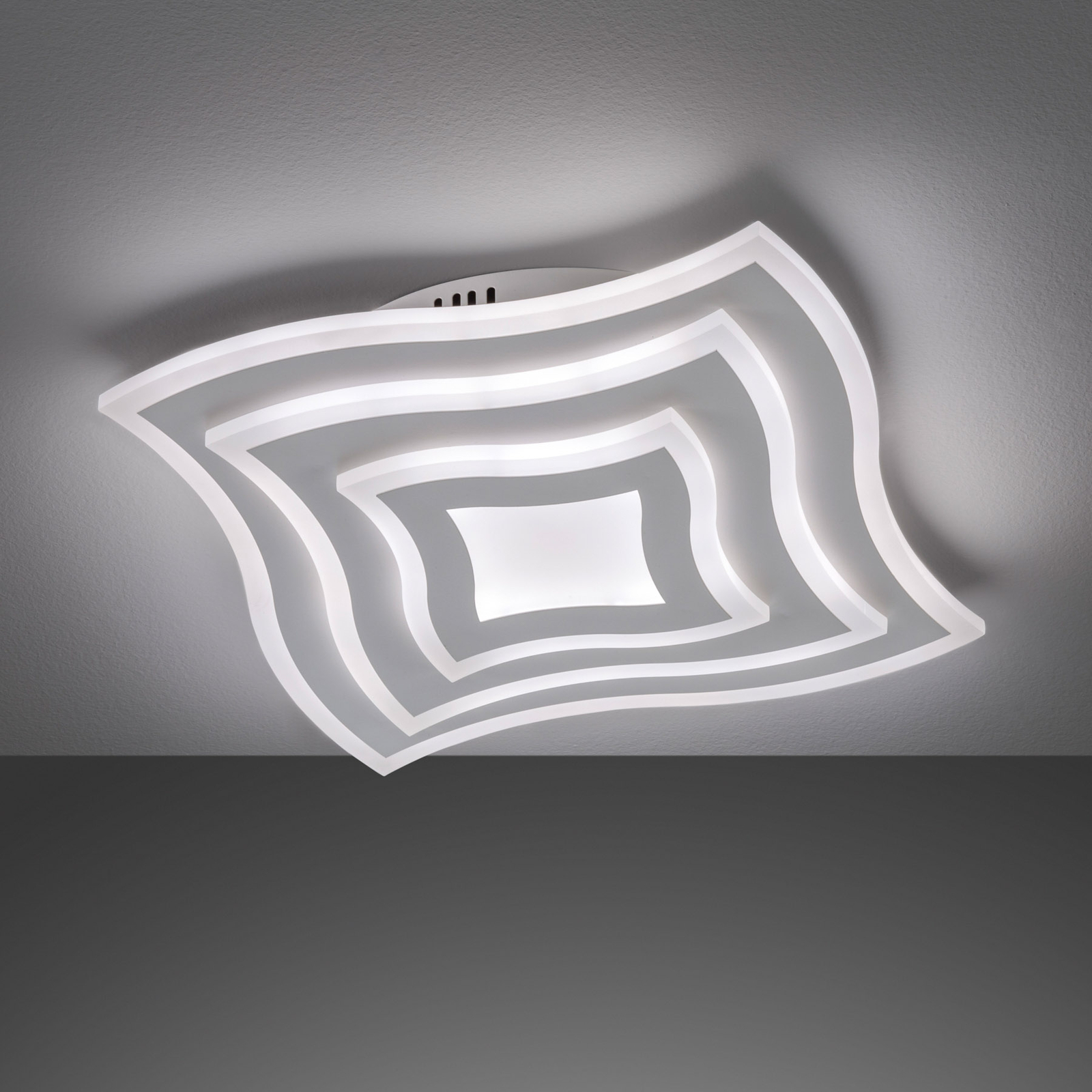 Gorden LED-loftslampe med fjernbetjening, ramme