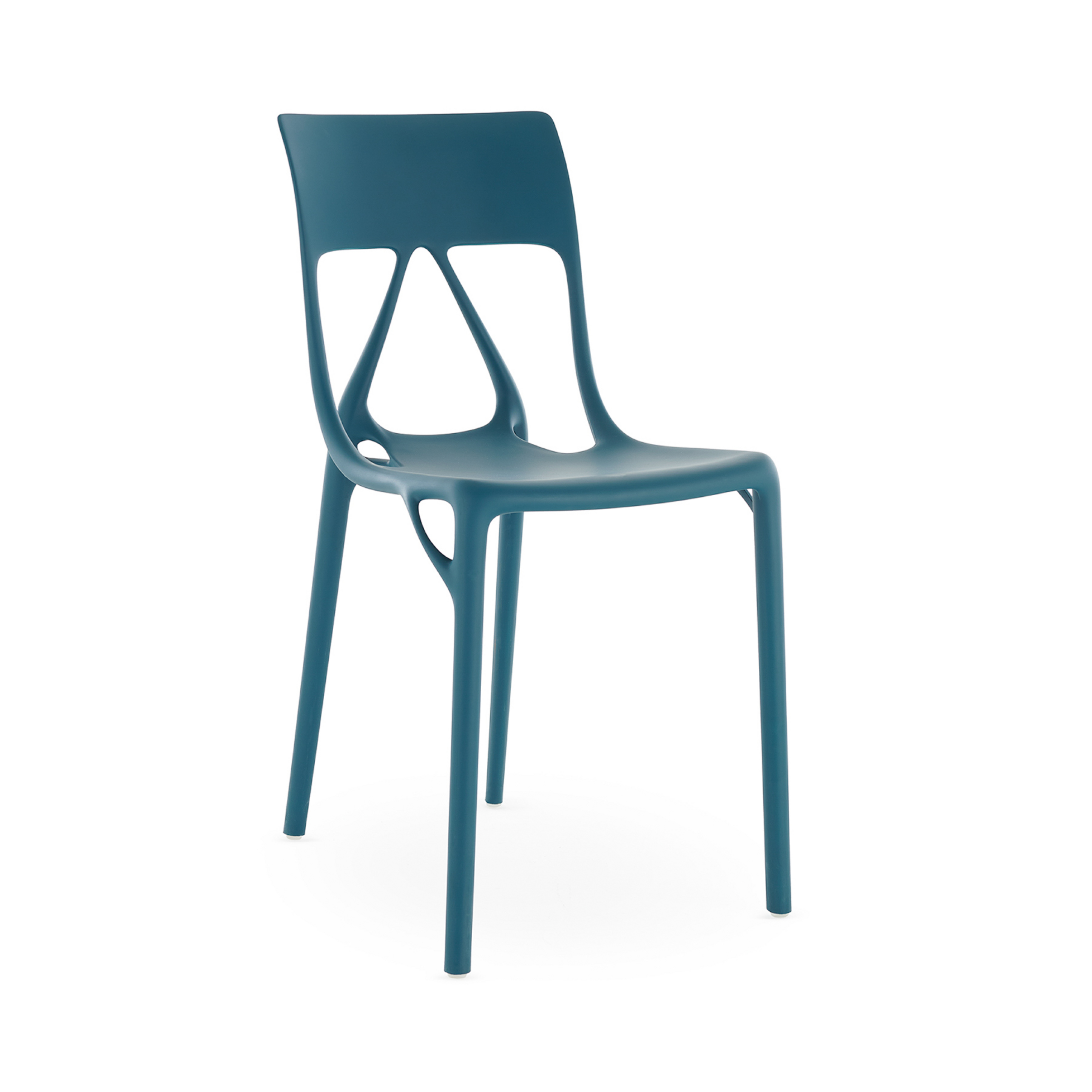 Krzesło A.I. Lite, kolor petrol, wysokość 80 cm – Kartell