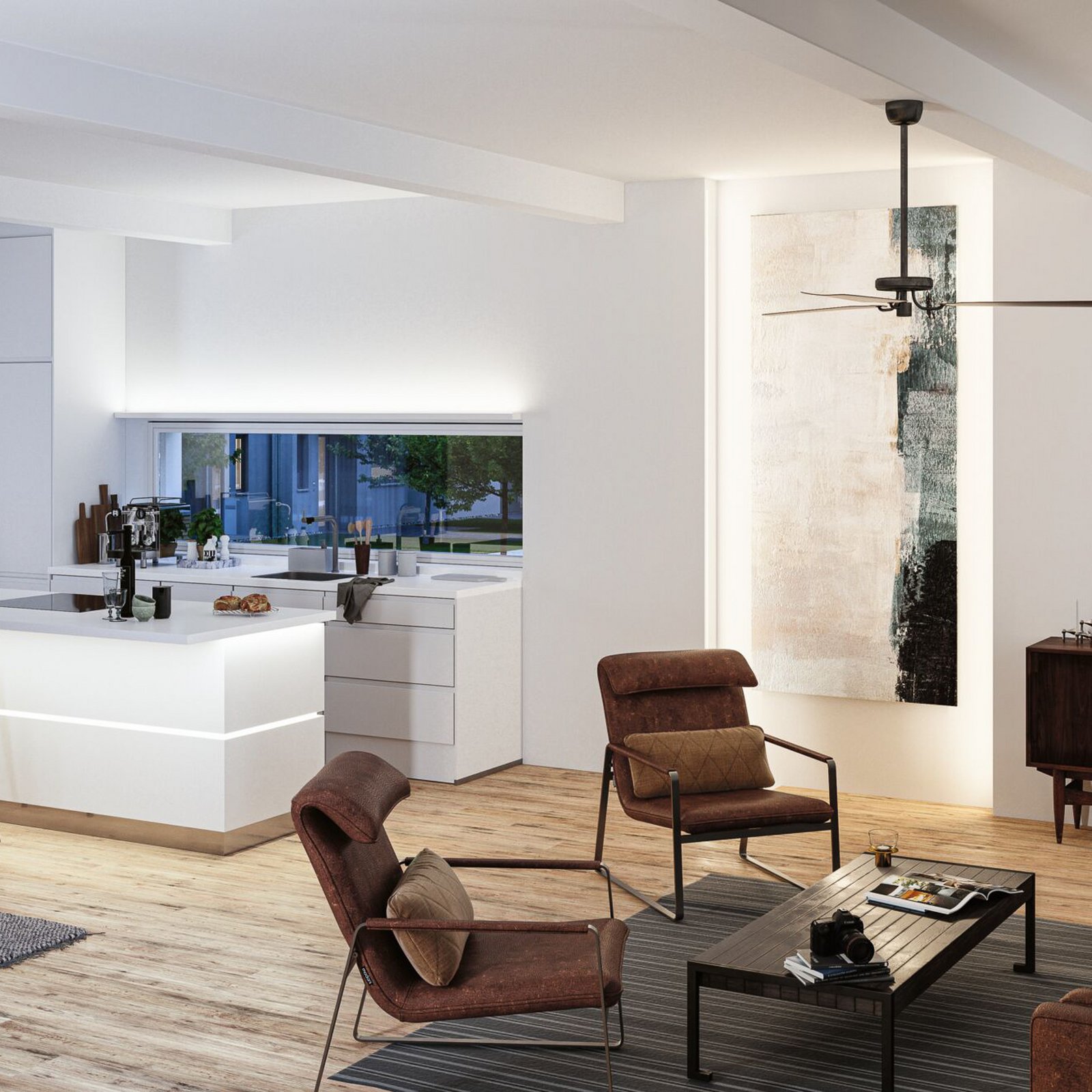 Paulmann LED pásek MaxLED 500 základní sada, 3 m, stříbrná, CCT