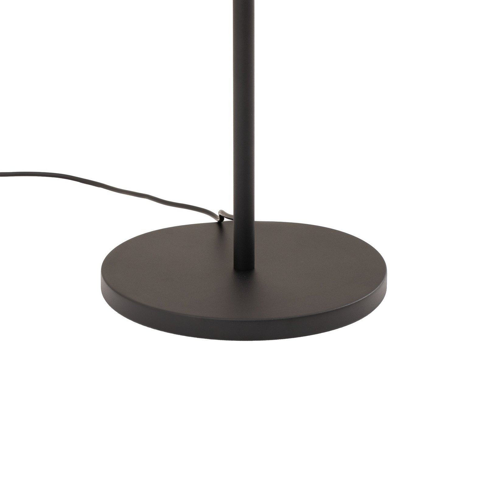 Stehleuchte Faze, schwarz, Glas, Höhe 130 cm, 4-flammig, E27