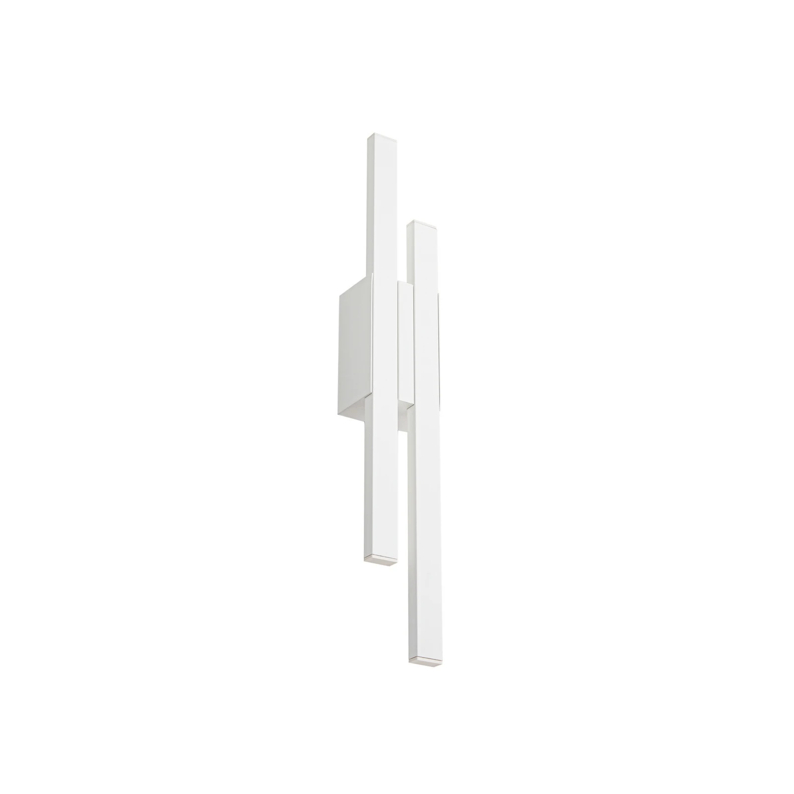 Lindby LED-Außenwandleuchte Sakari, weiß, Alu, Höhe 59 cm