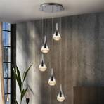 LED hanglamp Elie, 5-lamps