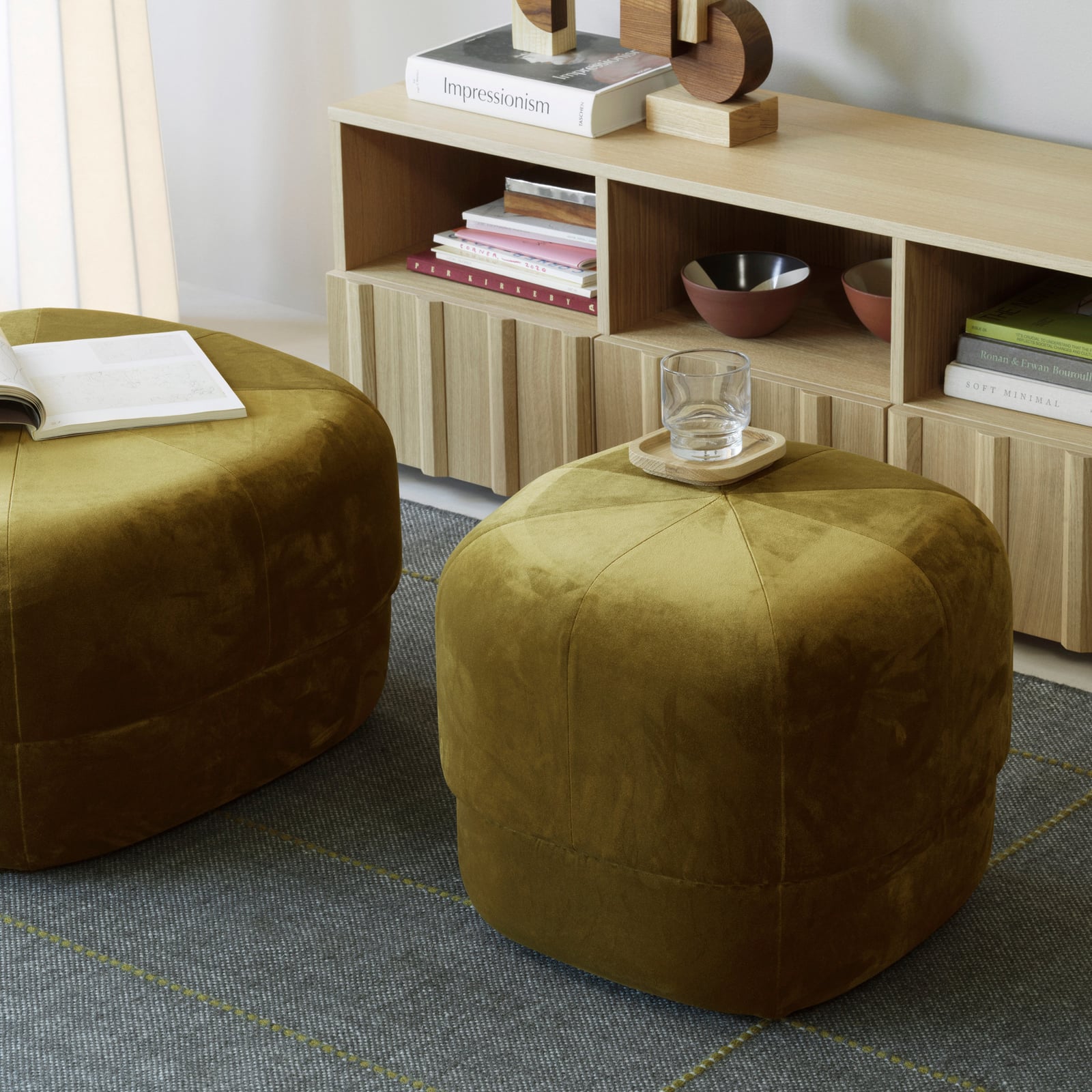 Circus Stool, moss green, width 46 cm – Normann Copenhagen Circus Stool, moss green, width 46 cm – Normann Copenhagen