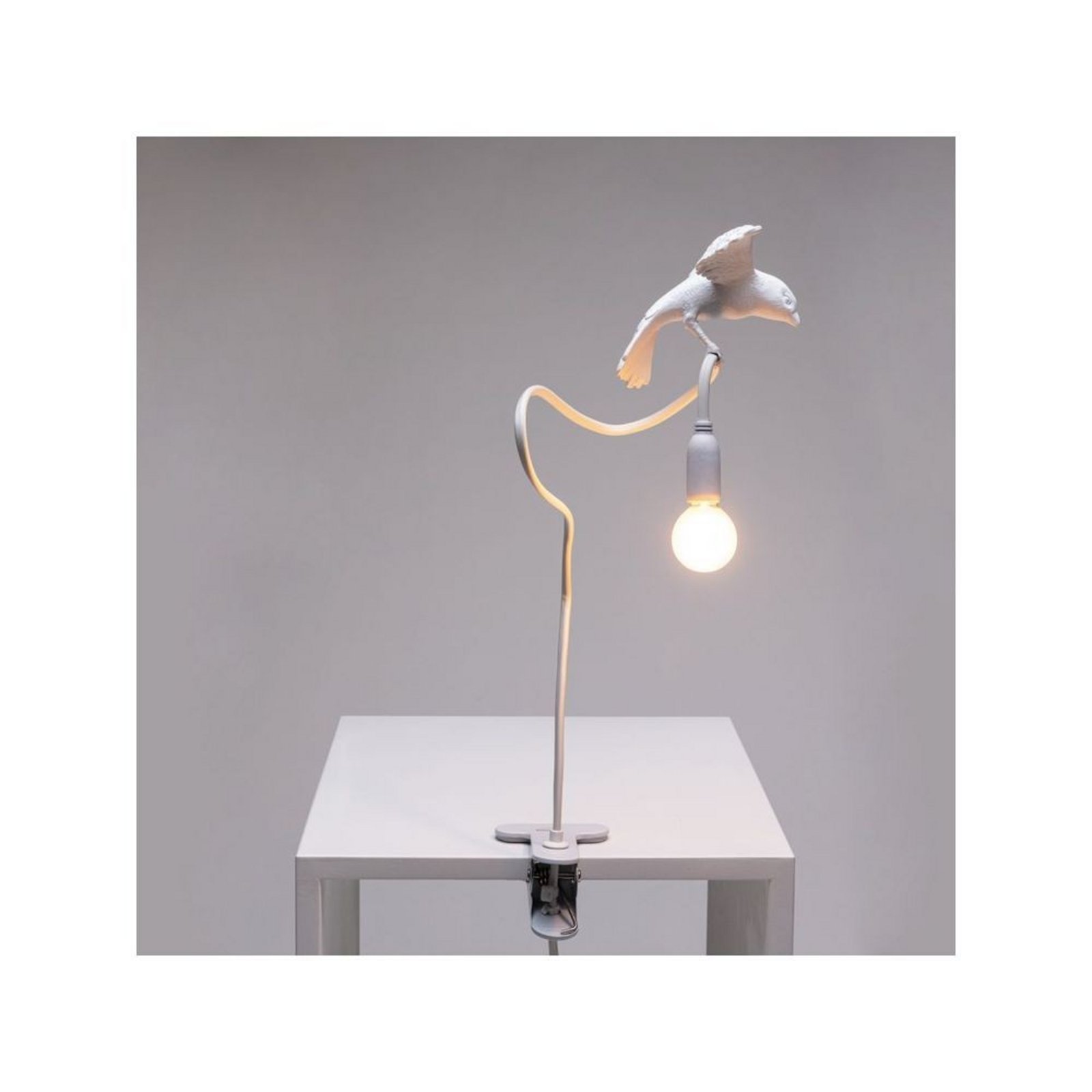 Sparrow Cruising Lampa so Štipcom White - Seletti