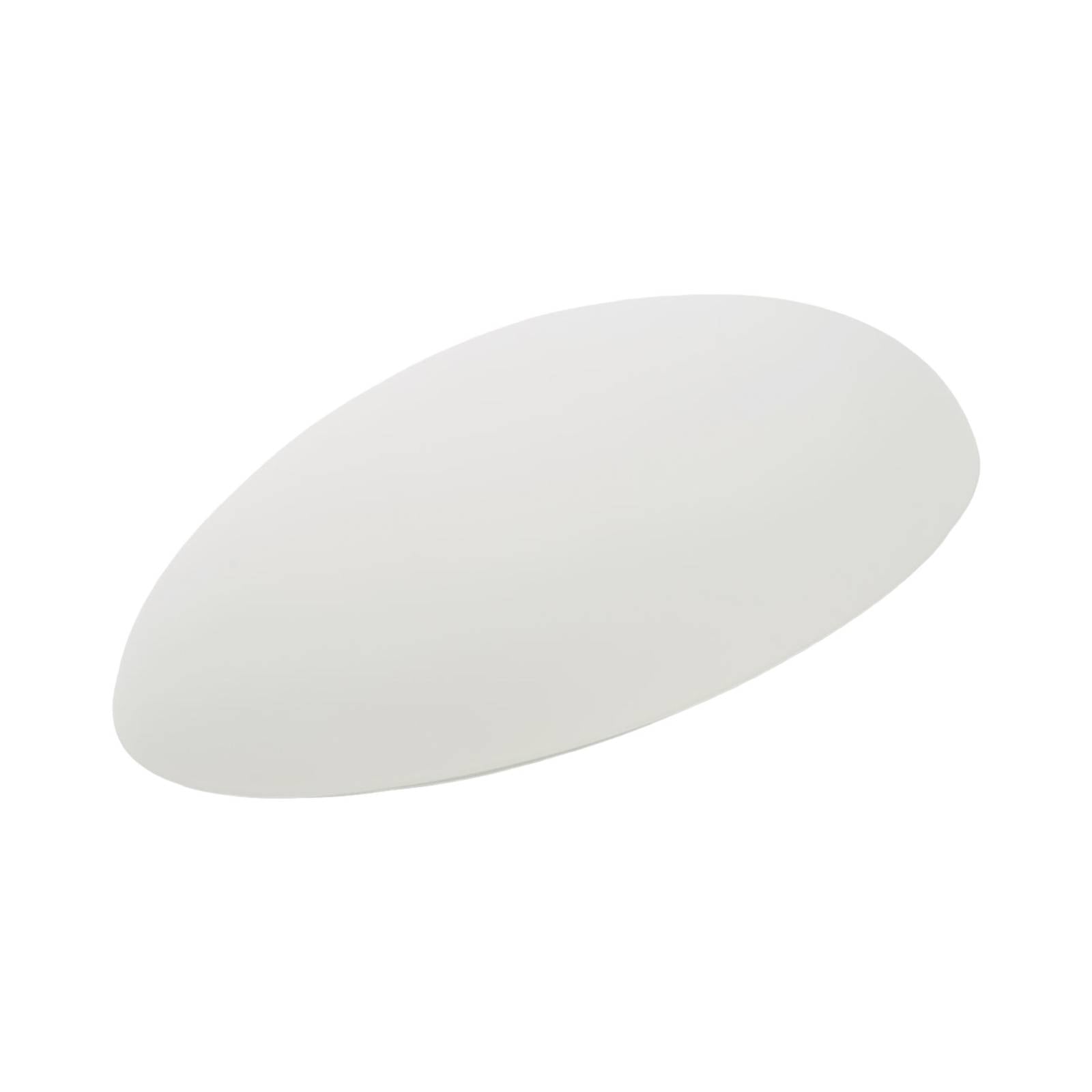 Lucande Wandleuchte Jemima, 24 cm, Glas, elliptisch