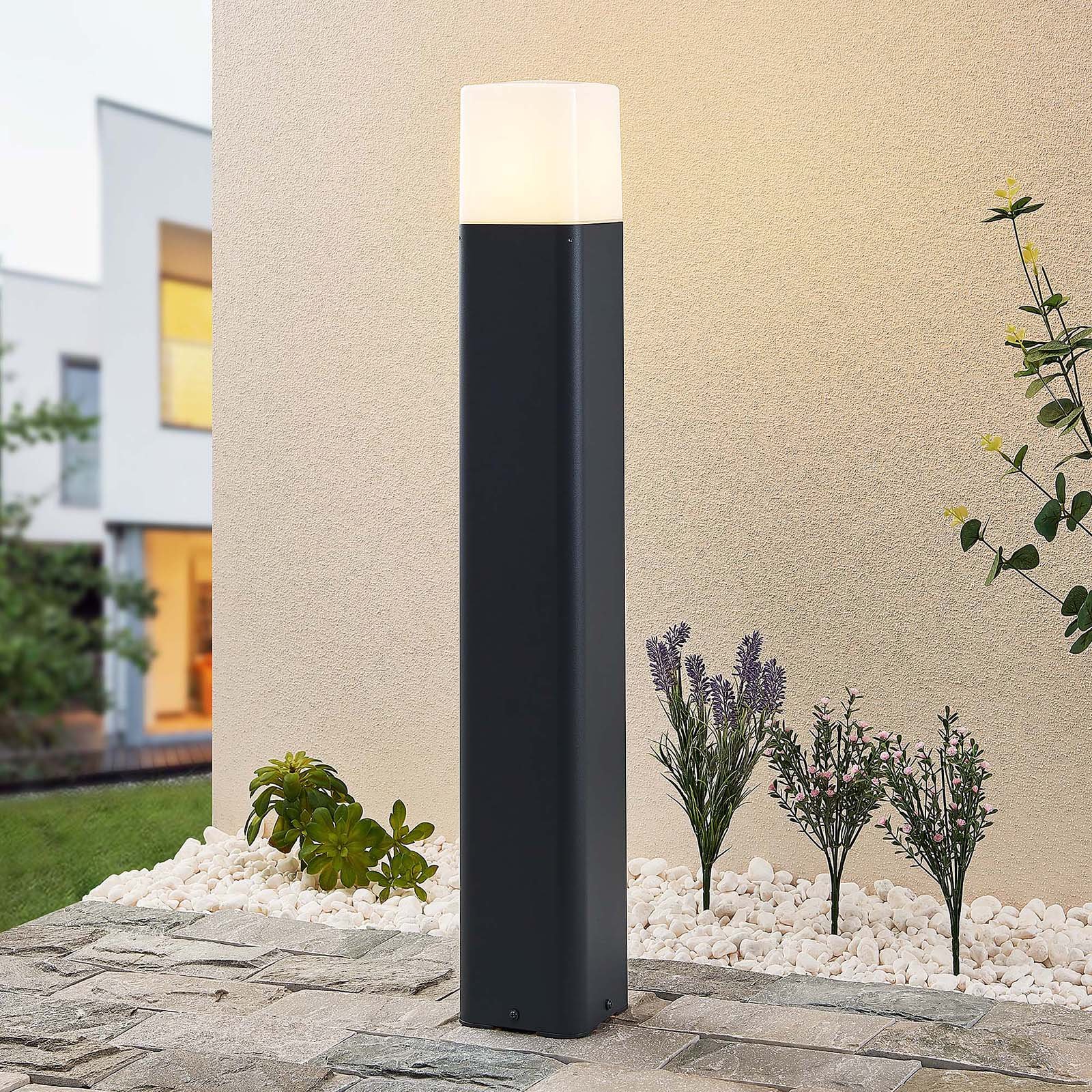 Obuna Garten Leuchte H80 Anthracite - Lucande