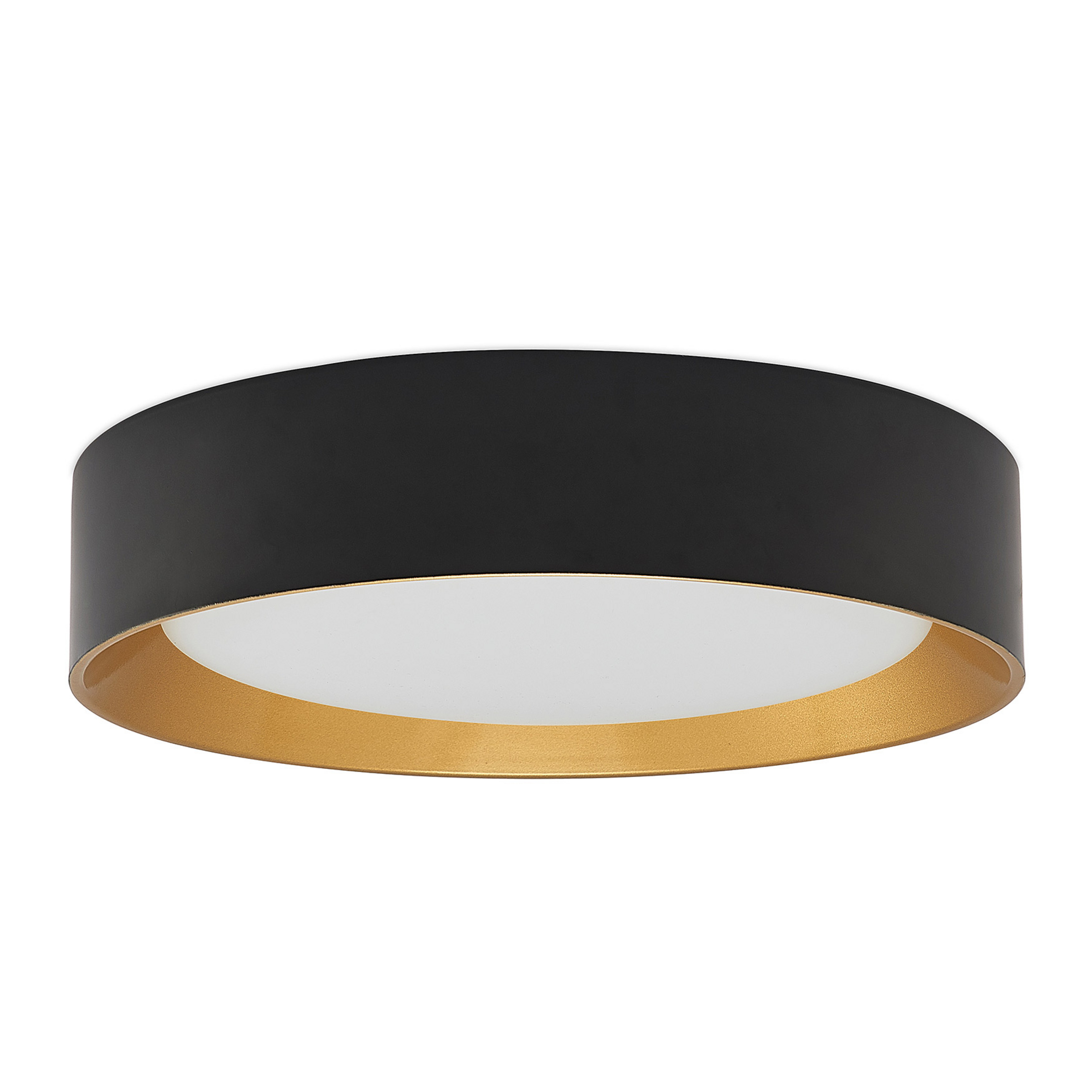 Kambia LED Deckenleuchte Ø45 Black/Gold - Lindby