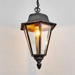 Lindby Edana lampă suspendată de exterior, 40 cm, antracit, E27, IP44