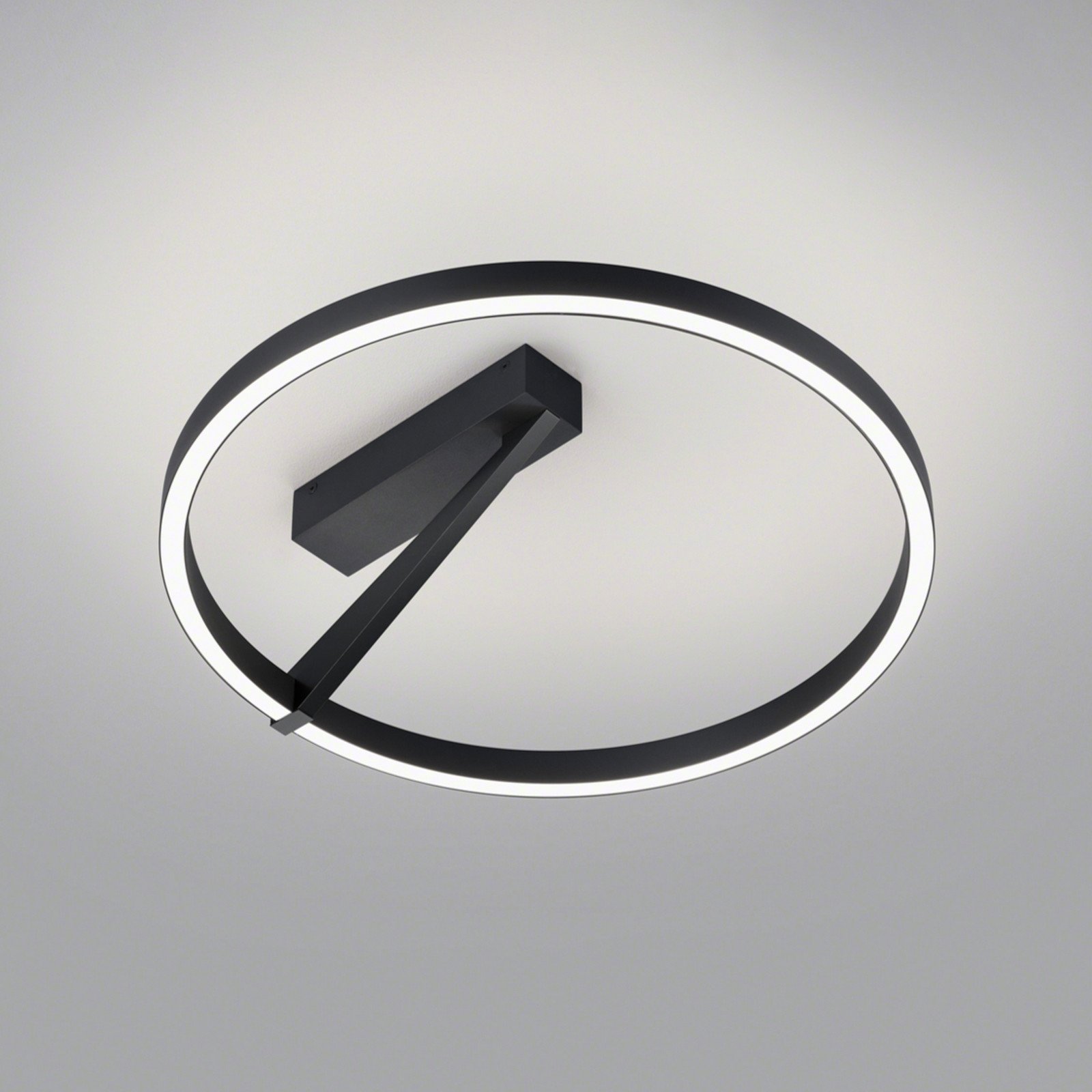 Helestra Elara plafonieră LED up/down dim negru - Camera de zi / sufragerie - modern - Aluminiu