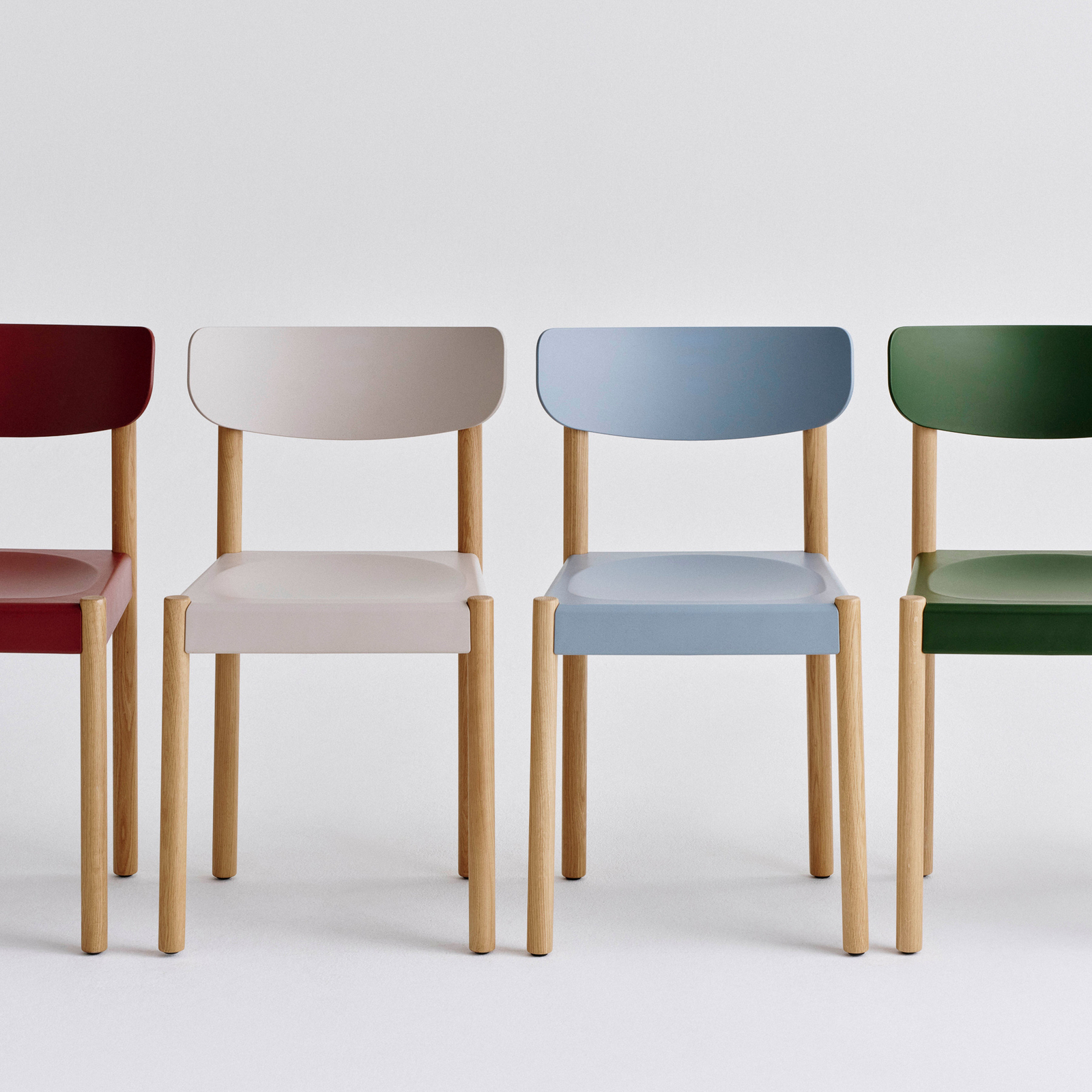 Chaise Pack 10, gris/chêne, hauteur 78 cm, bois - HAY Chaise Pack 10, gris/chêne, hauteur 78 cm, bois - HAY