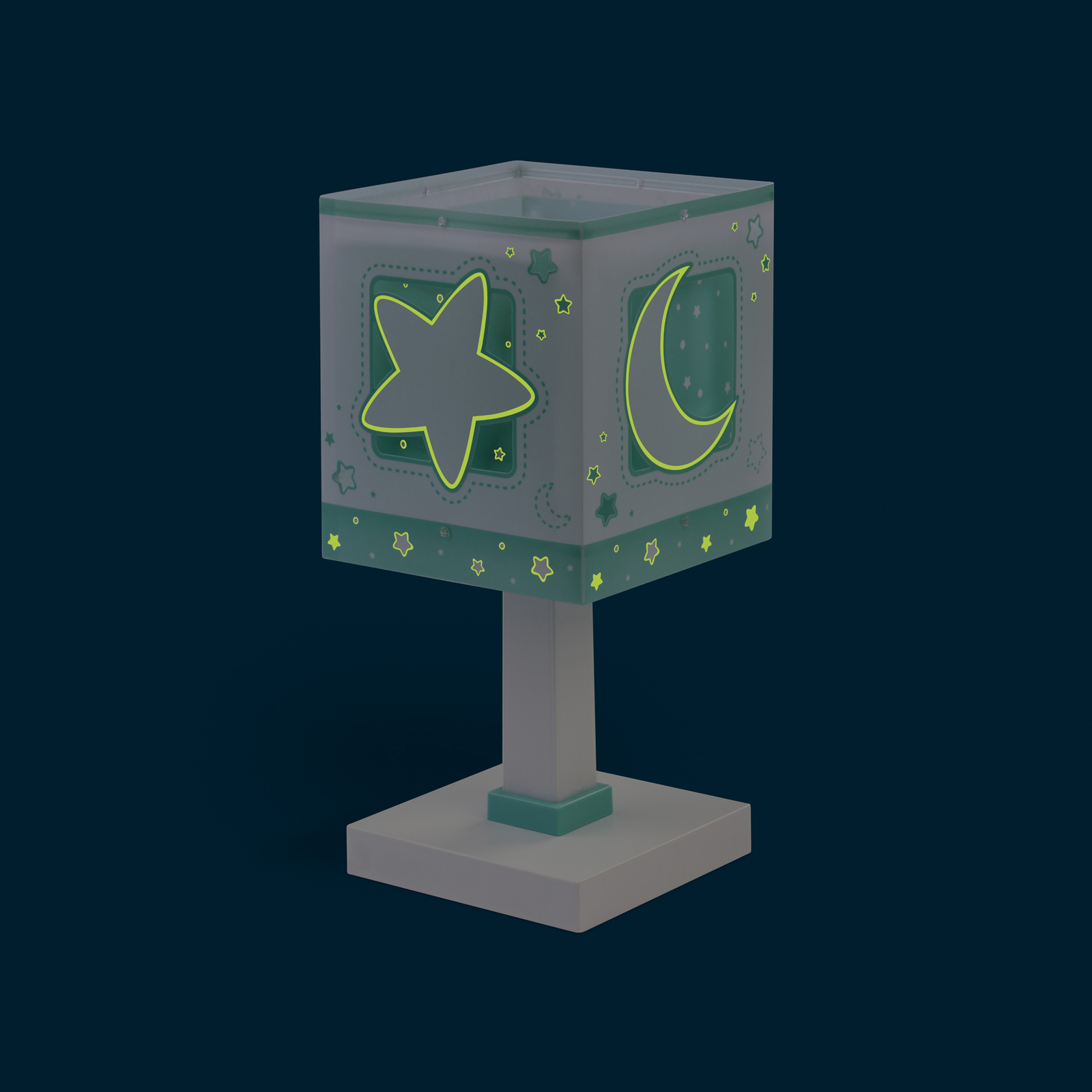 Dalber Moonlight vaikiška stalinė lempa, žalia